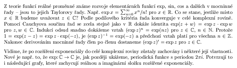 Komplexn� exponenci�la