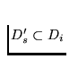 $D'_s \subset D_i$